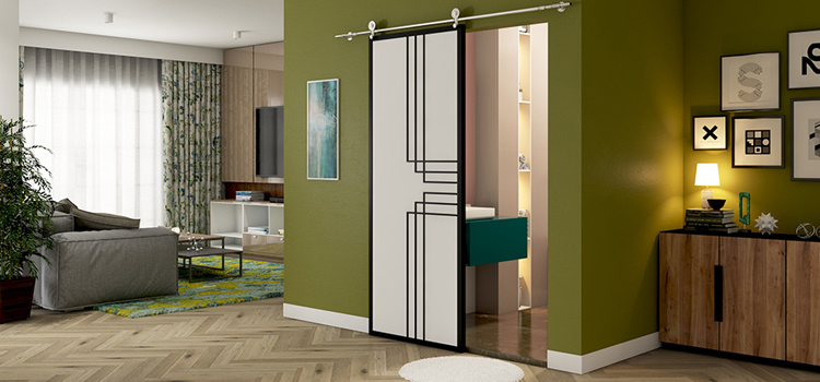 sliding bathroom door installation in South San Gabriel